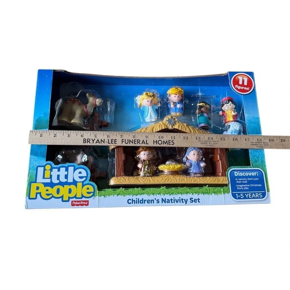 Fisher-Price Little People Nativity Set Christmas Playset Stable 11 figures 2015